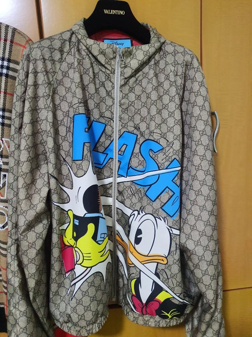 Gucci x Disney Monogram Printed Jacket, Men's Fashion, Coats