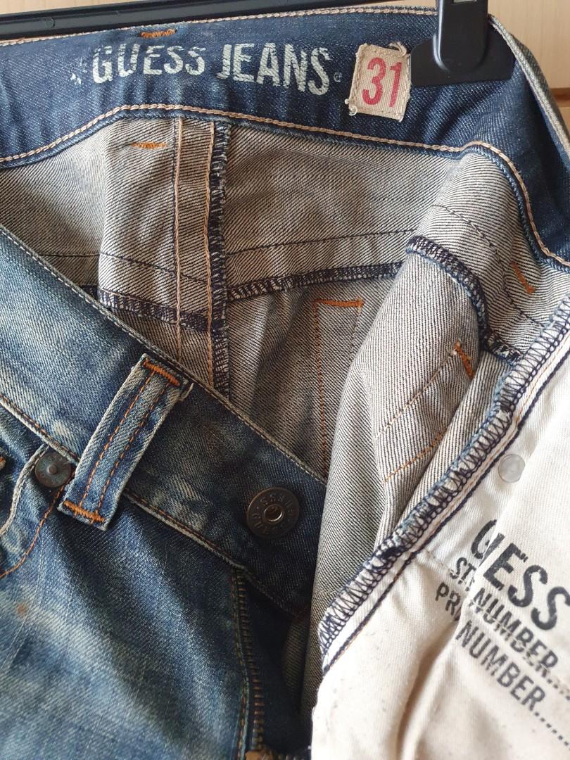 GUESS JEANS Vintage 90s Men's Faded 