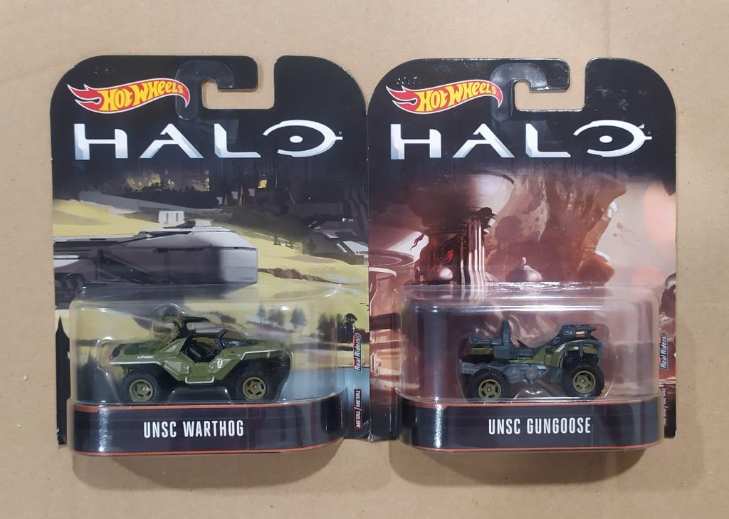 HALO UNSC WARTHOG GUNGOOSE HOT WHEELS SET RETRO ENTERTAINMENT, Hobbies   Toys, Toys  Games on Carousell