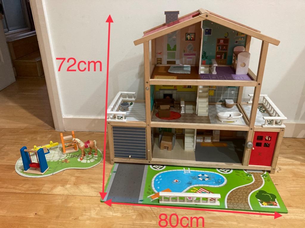 Hape cheap dollhouse mansion