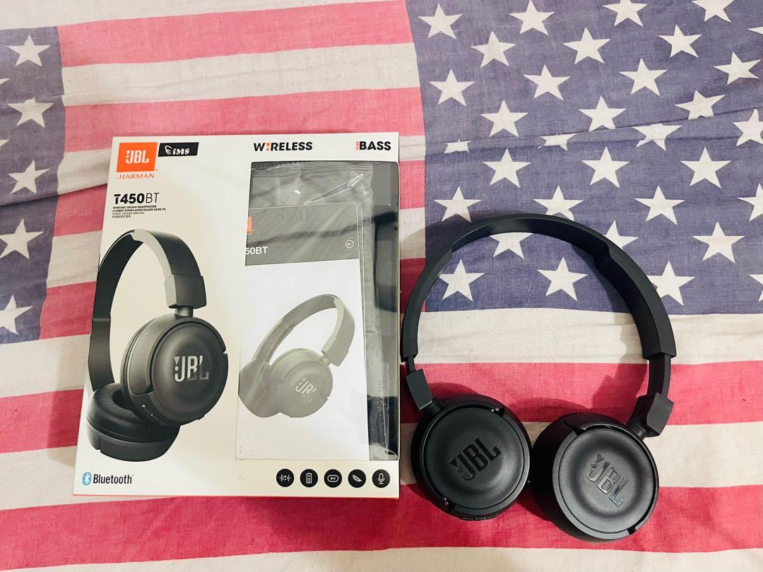 Headphone JBL T450BT, Musik \u0026 Media, Aksesoris di Carousell