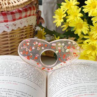 Heart Book Stopper for Book Lovers