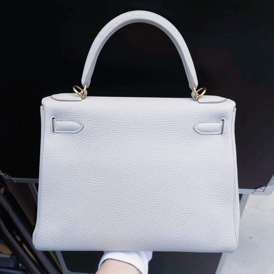 White discount hermes kelly