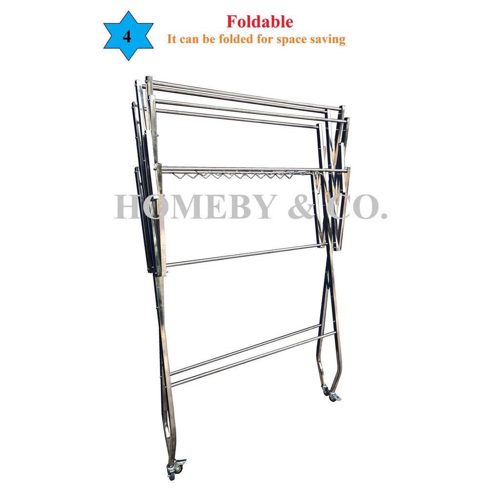 HOMEBY Clothes Hanger Rack, Furniture & Home Living, Home Improvement