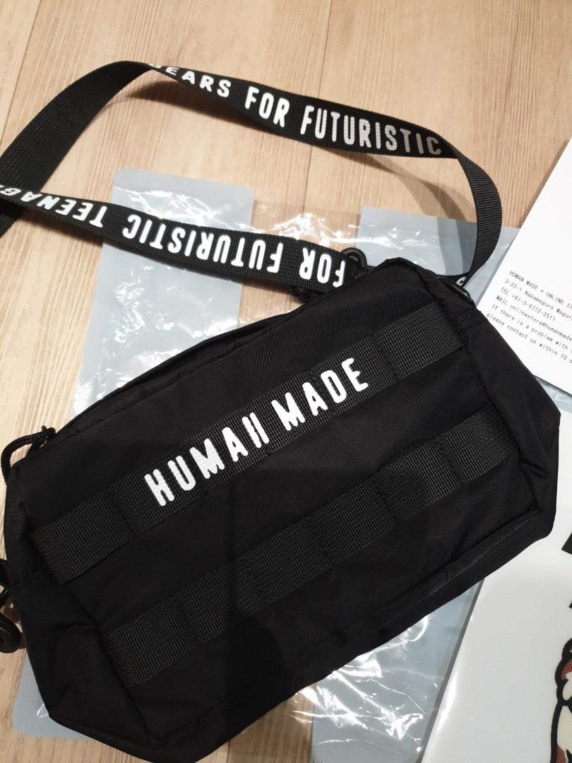 HUMAN MADE 22FW MILITARY POUCH #1 BLACK - ショルダーバッグ