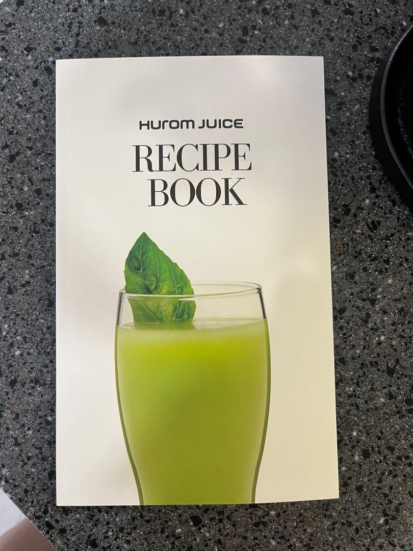 Hurom slow juicer set with instruction manual, TV & Home Appliances