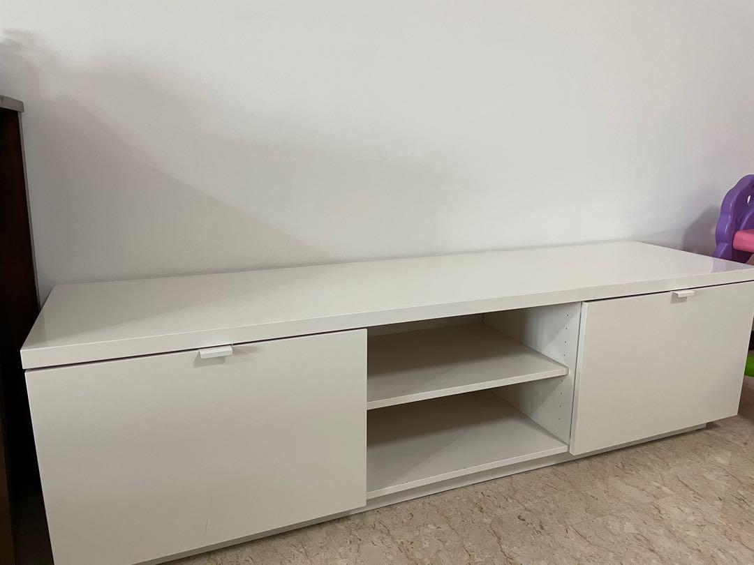 IKEA BYAS TV Bench Console like new, Furniture & Home Living, Furniture