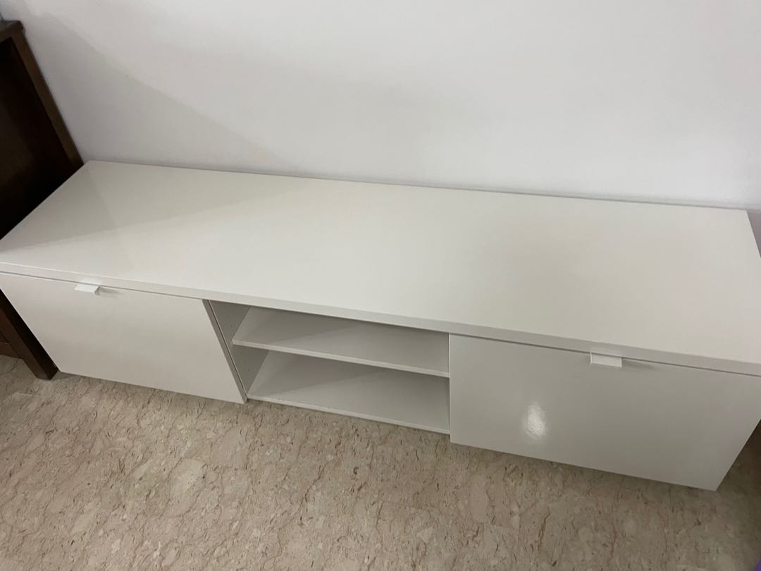 IKEA BYAS TV Bench Console like new, Furniture & Home Living, Furniture