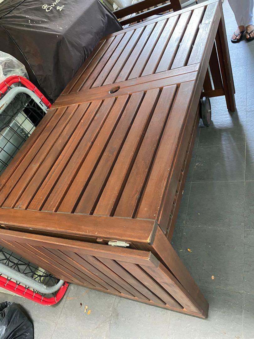 IKEA Table APPLARO, Furniture & Home Living, Outdoor Furniture on