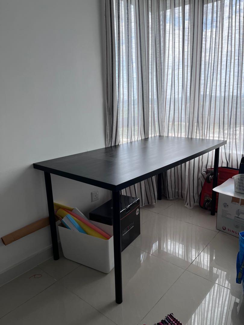 Ikea table for sale with extra legs, Furniture & Home Living, Furniture