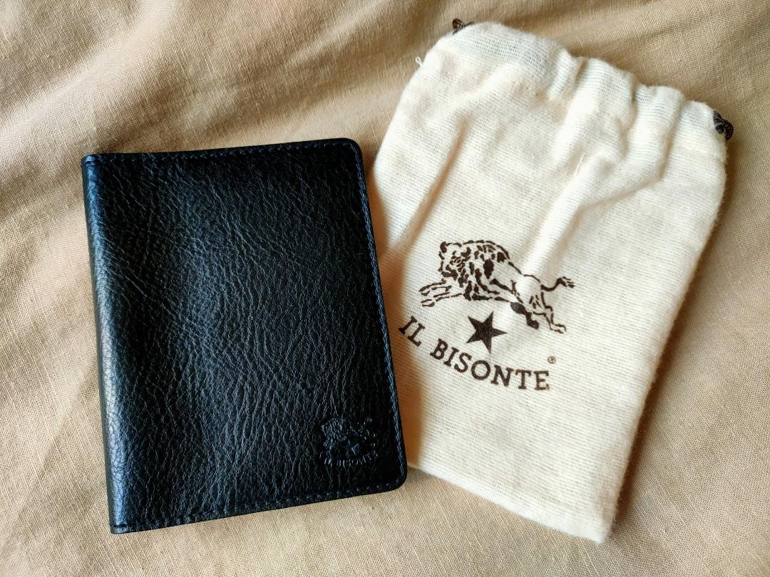 Il Bisonte card case holder brand new (black) 全新意大利真皮卡咭套