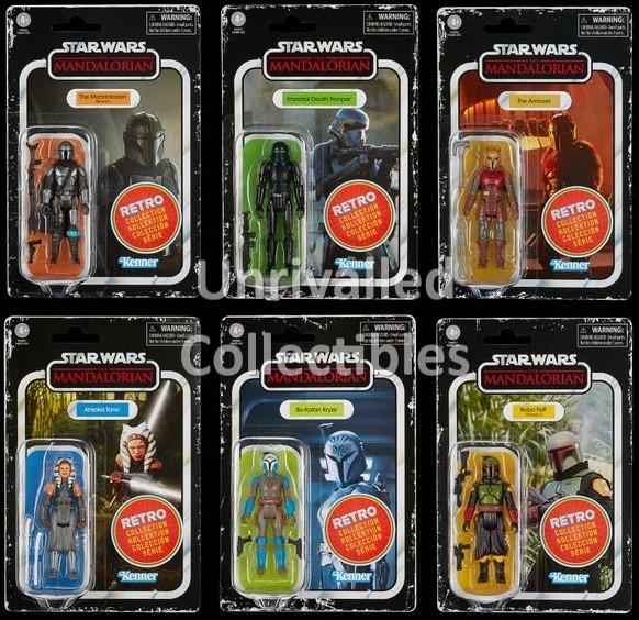 In Hand Hasbro Star Wars Retro Collection Series 3 75 Inches Scale The Mandalorian Wave 2 Ahsoka Tano Boba Fett Morok Bo Katan Kryze Imperial Death Trooper The Armorer The Mandalorian Beskar