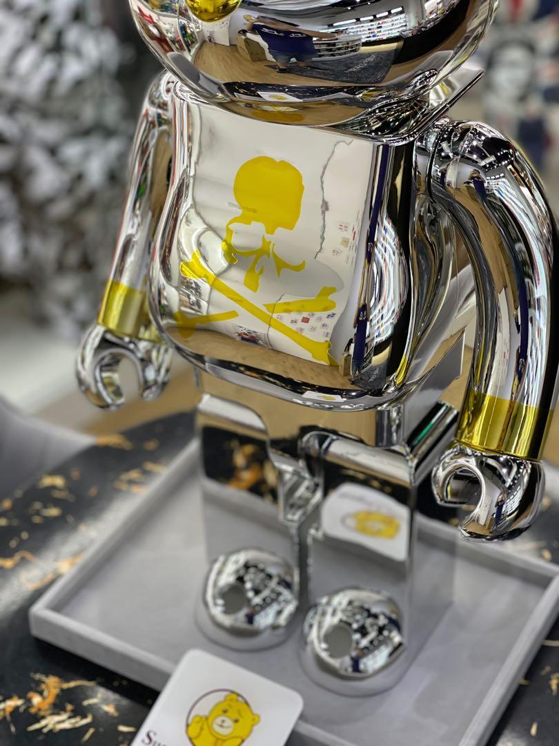 BE@RBRICK mastermind JAPAN SILVER 100400（車庫服飾】收藏品