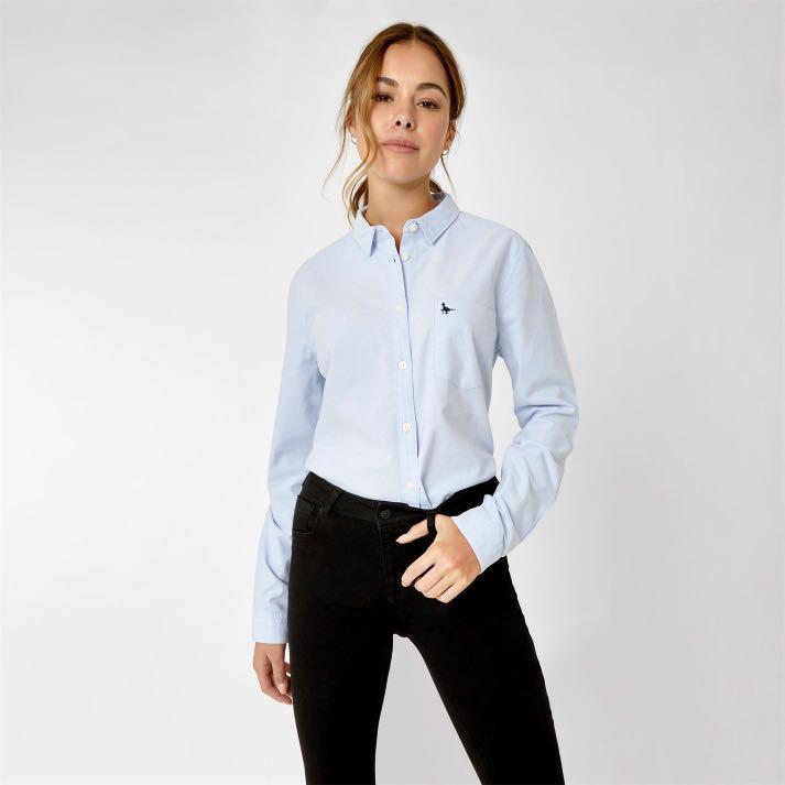 Jack Wills Light Blue Shirt, Women's 