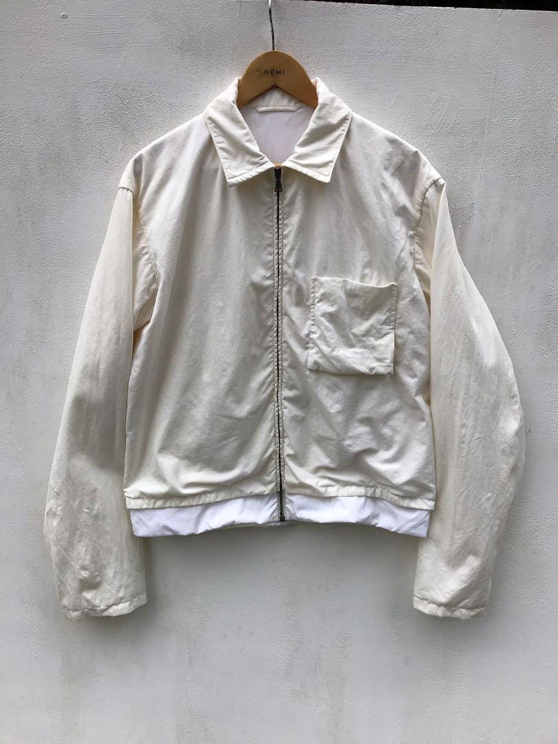jil sander white jacket Men s Fashion Coats Jackets and