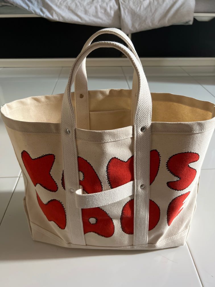 Kaws x human made tote bag, Women's Fashion, Bags & Wallets, Tote