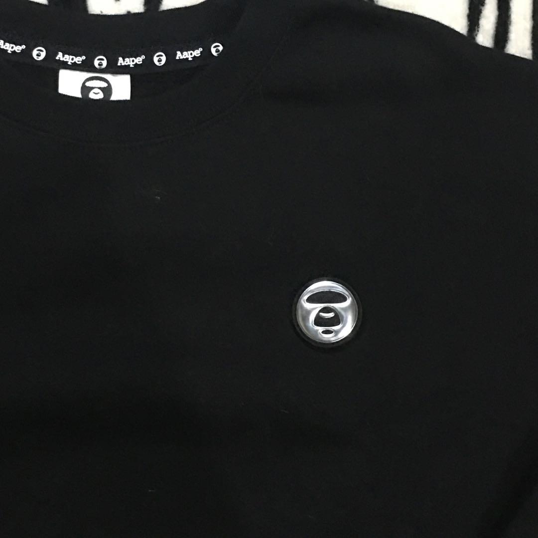 (LEGIT) Aape Universe Sweatshirt (Category: Tshirts & Polo Shirts ) located in Bulacan. Submitted by cache.and.cash (Listing ID 1153394006, Image 2). Description: LOWBALLERS WILL BE IGNORED! Dimension: 21 x 26 L Condition: 9.5/10 Note: AS NEW! with Ape head infront and back print at the back .