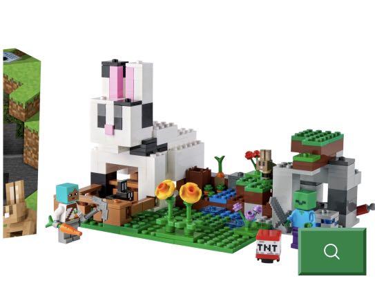 LEGO MINECRAFT THE RABBIT RANCH BUILDING SET, Hobbies & Toys, Toys ...