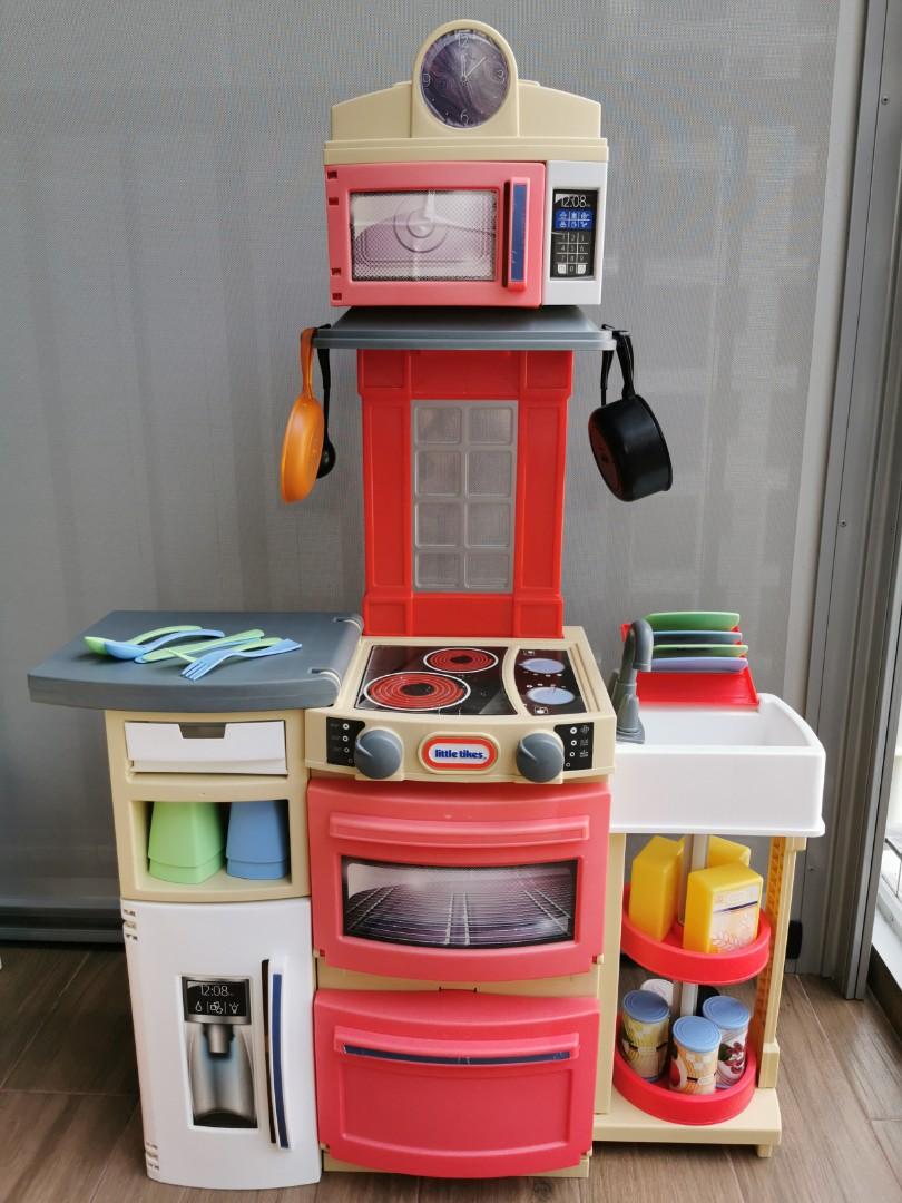Little tikes cook and store kitchen red top