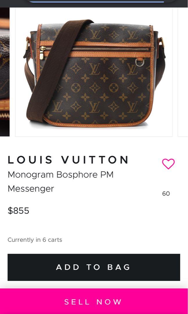 Louis Vuitton Monogram Bosphore PM Messenger Crossbody - A World