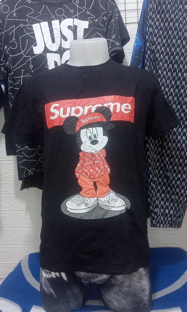 Cheap plus louis vuitton supreme t shirt mickey mouse Shirt - Limotees