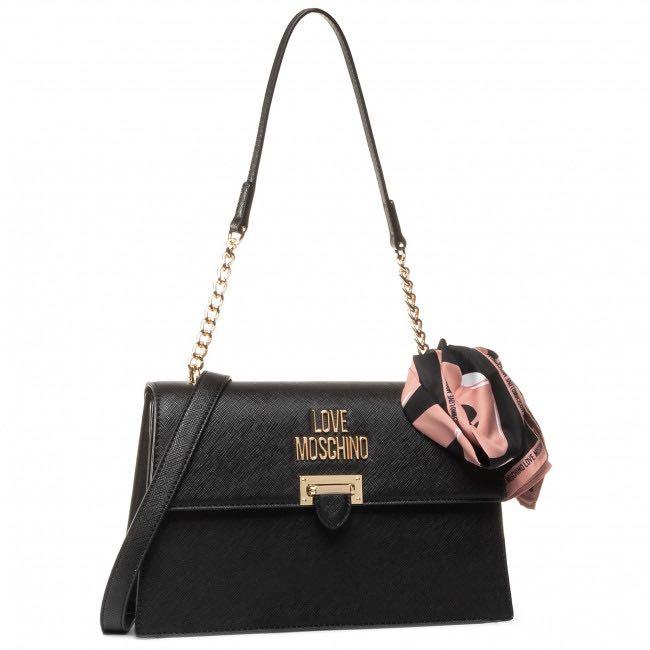 Love moschino classic buckle shoulder bag clearance