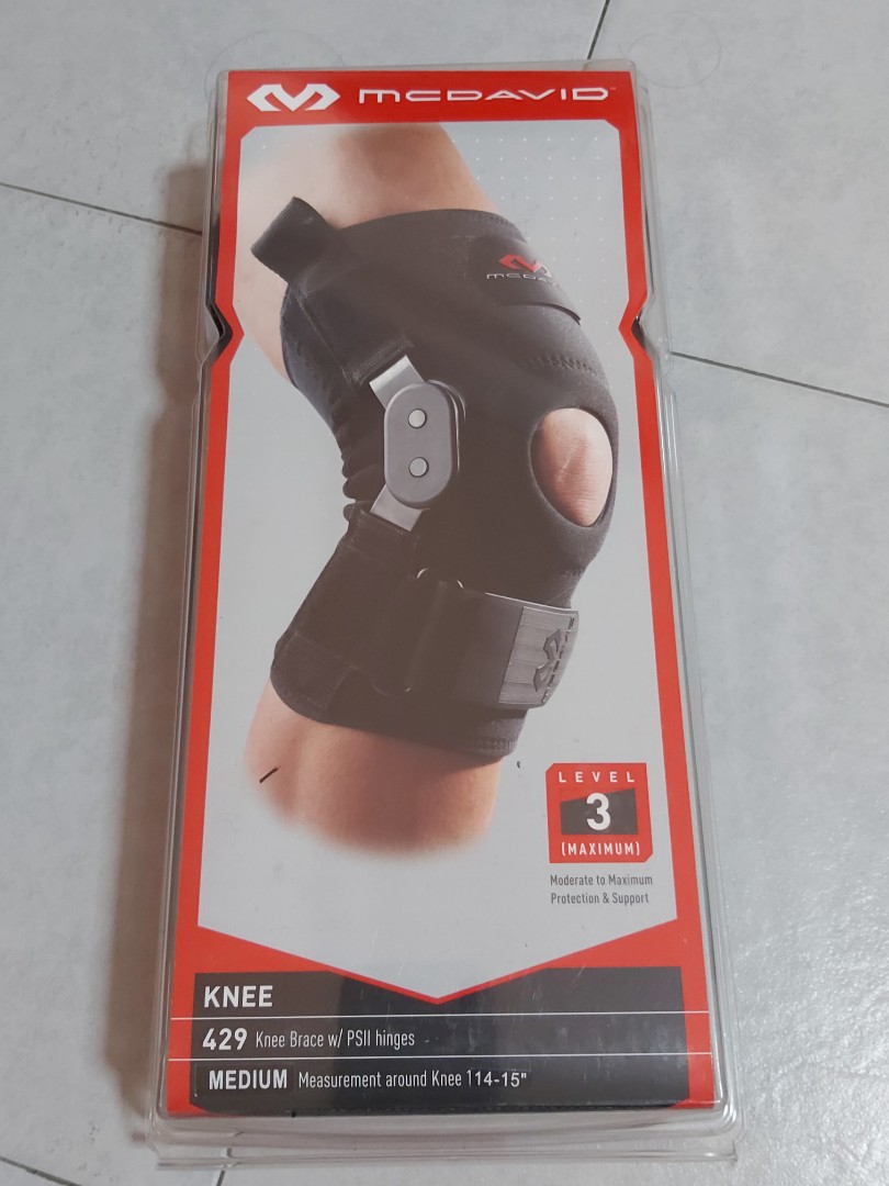 McDavid hinged knee brace, Health & Nutrition, Braces, Support