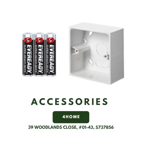 MK Hager Door Bell Chime Battery Operated S4338 WHI HDB BTO, Furniture