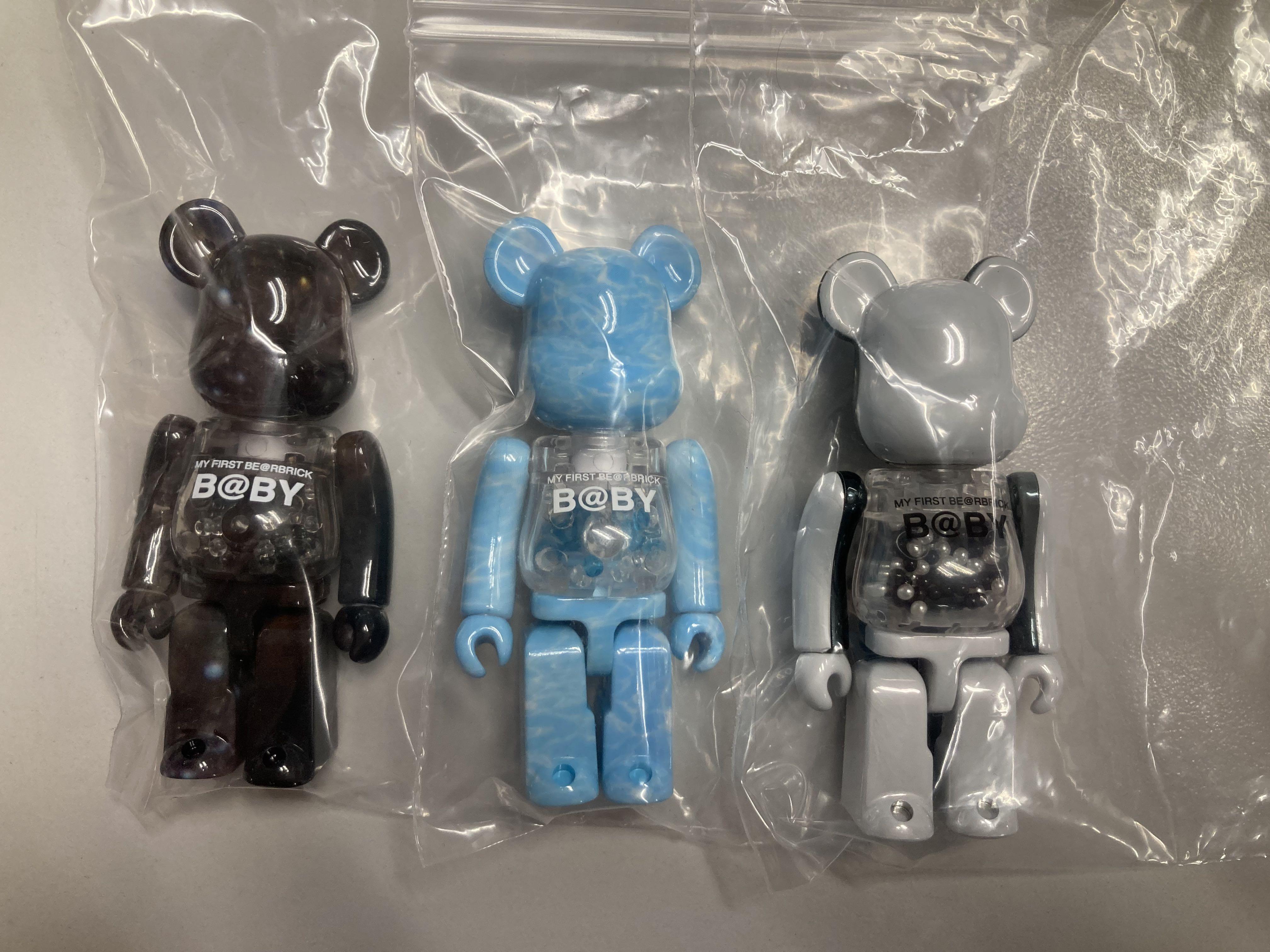 My First Bearbrick Baby 淨100 Only 3 Pcs 100 B By Be Rbrick 1000 Kaws Ironman 400 招財貓牛奶妹空山基 興趣及遊戲 玩具 遊戲類 Carousell