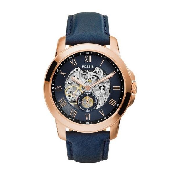 NEW Fossil Grant Automatic Leather Mens Watch ME3054