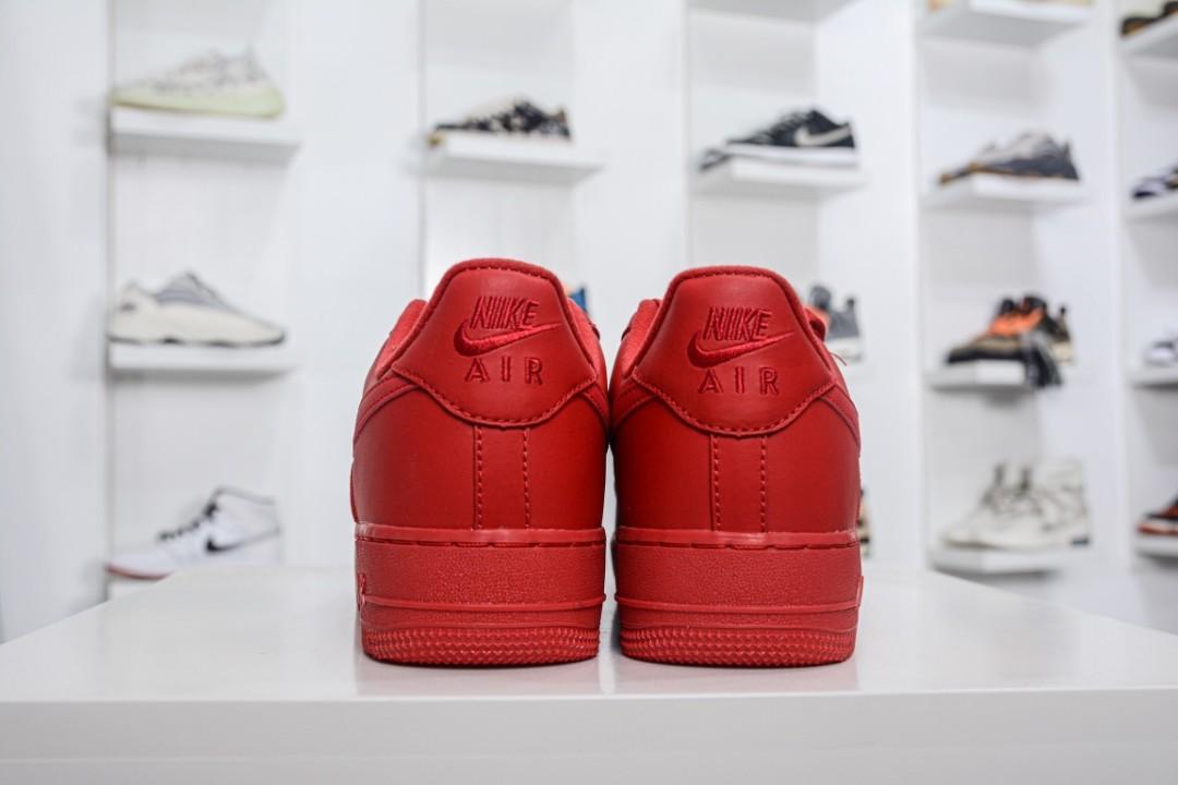 Triple red air force 1 on sale
