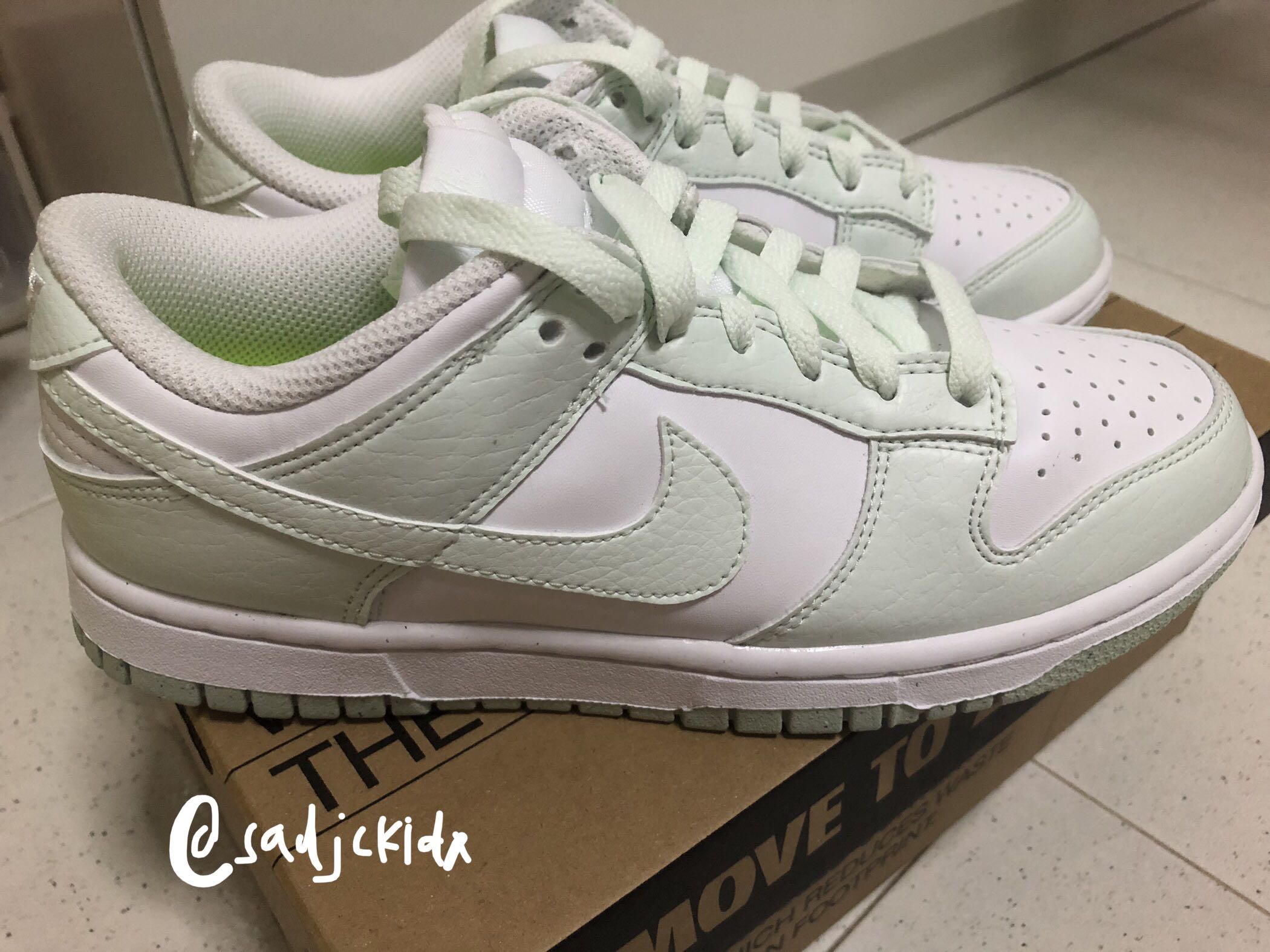 WTS Nike dunks low womens next nature white mint Women s