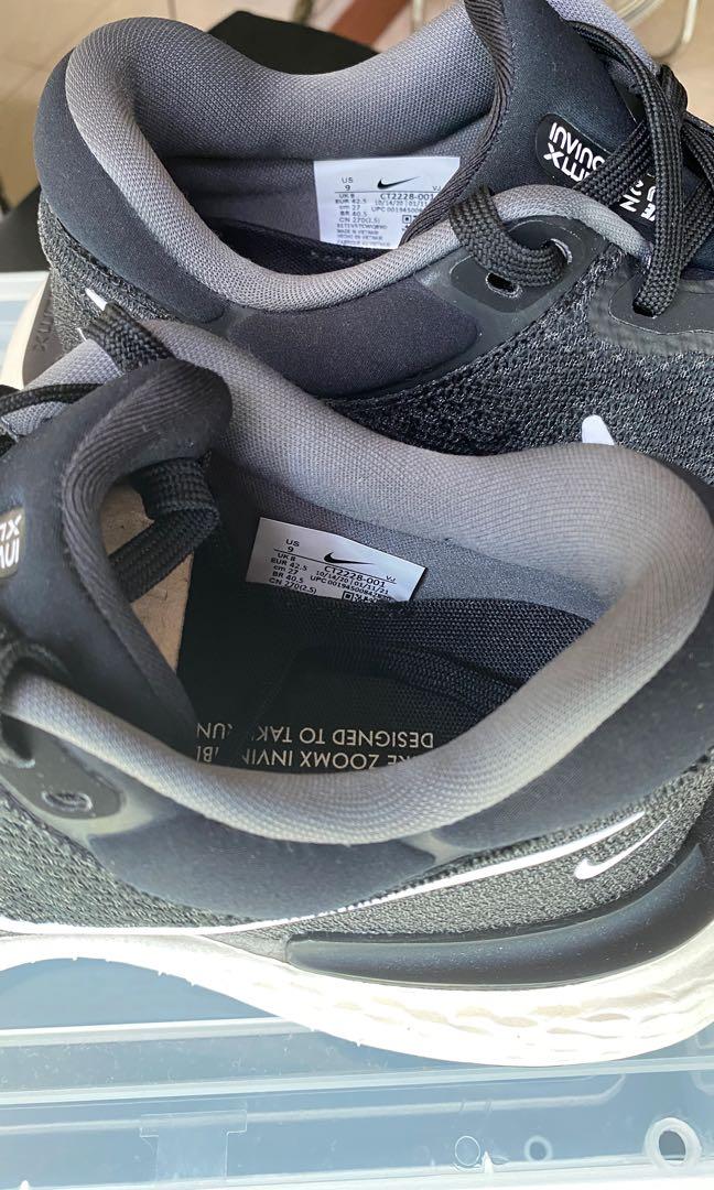 Nike ZoomX Invincible Run Flyknit Mens Running Shoe US9 UK8 EU42.5, Men