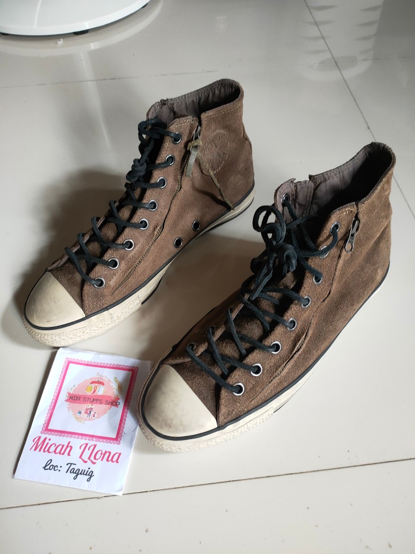 genuine leather converse