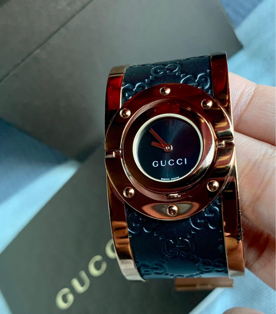 Gucci twirl watch rose gold online