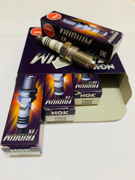 ORIGINAL TR6IX NGK (3689) IRIDIUM IX SPARK PLUG PROTON SAGA EXORA GEN2 ...
