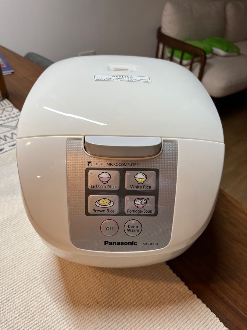 Panasonic SRDF181 Rice Cooker 1.8L 6 Auto Menus, TV