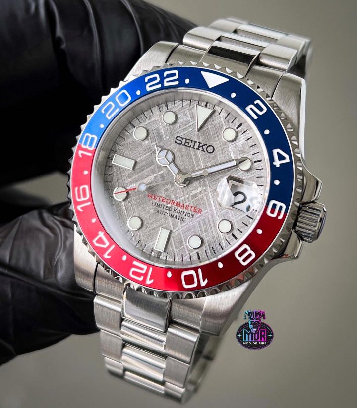 PO) Pepsi Meteorite Dial Seiko Modded, Men's Fashion, Watches &  Accessories, Watches on Carousell