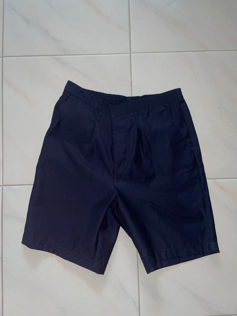 Plain Navy Uniform Shorts, Babies & Kids, Babies & Kids Fashion on