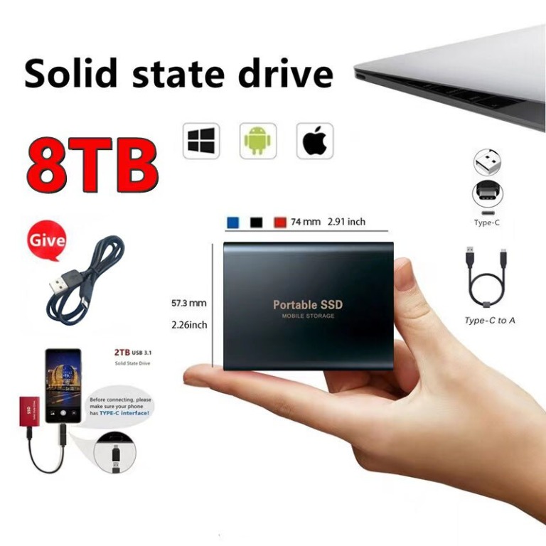 Portable High-speed Mini SSD, Mobile Phones & Gadgets, Walkie-Talkie on ...