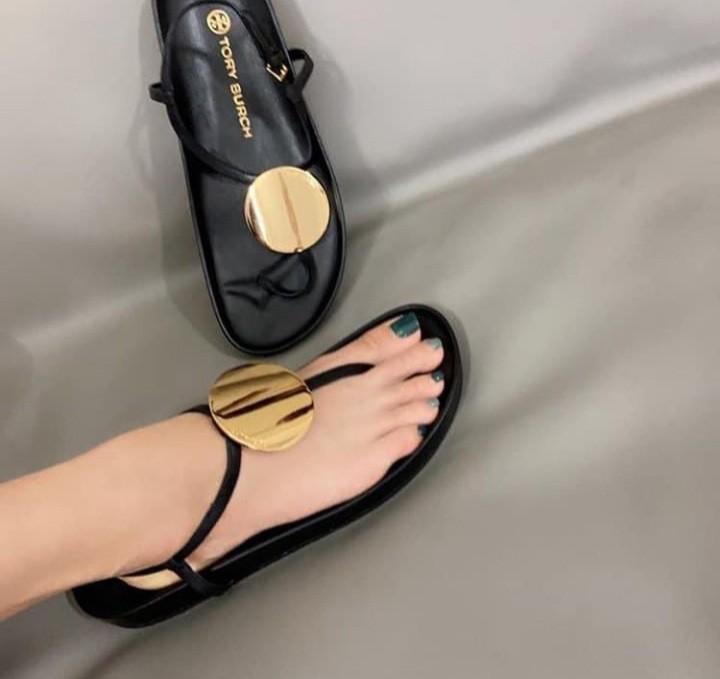 PREORDER TORY BURCH PATOS SANDALS BLACK 73