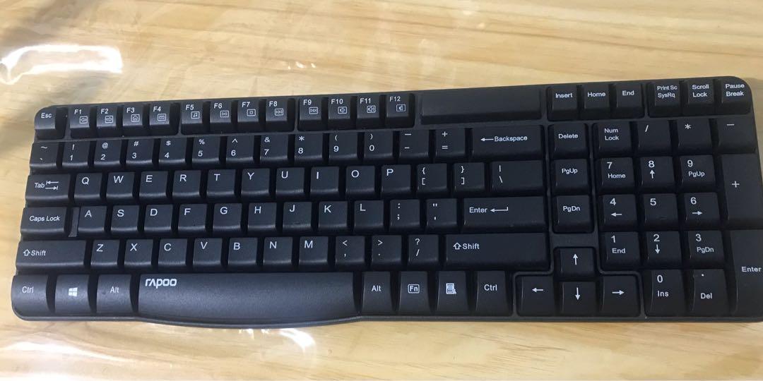 Rapoo E1050 Wireless Keyboard (Category: Computer Keyboard) located in San Mateo. Submitted by kim.jamie (Listing ID 1153367617, Image 1). Description: Never Used Wireless Keyboard Original Price P735 .
