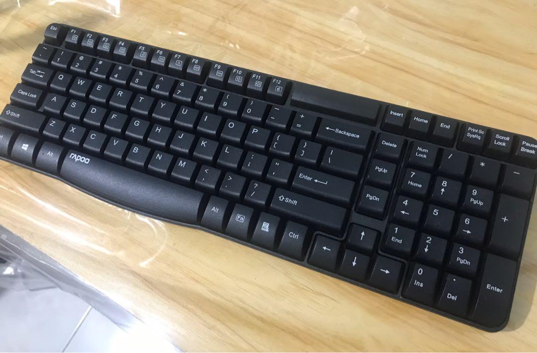 Rapoo E1050 Wireless Keyboard (Category: Computer Keyboard) located in San Mateo. Submitted by kim.jamie (Listing ID 1153367617, Image 2). Description: Never Used Wireless Keyboard Original Price P735 .