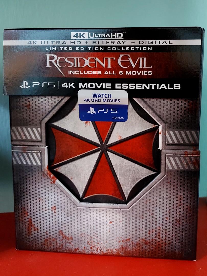 Resident Evil 4K Blu-ray Box Set Includes All 6 Movies With SteelBooks