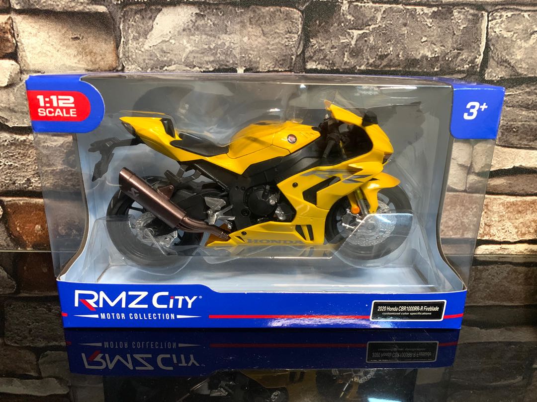 Rmz City Motor Collection 玩具電單車 黃x黑色 興趣及遊戲 玩具 遊戲類on Carousell