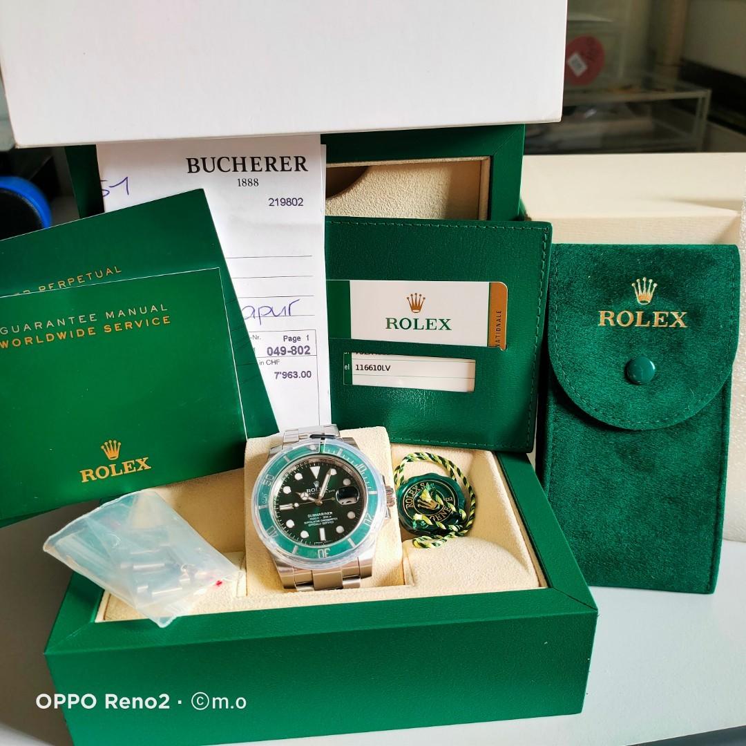 Rolex hulk 116610lv discontinued Luxury Watches on Carousell