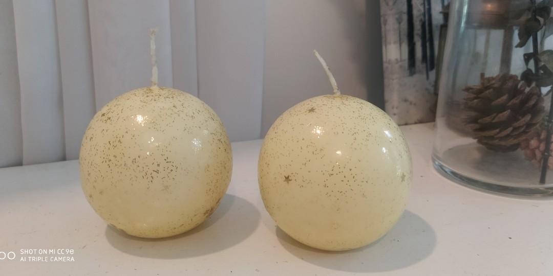 Round candle decor 2 pcs (Category: Other Home Decor) located in Dasmarinas. Submitted by thrifty_chic (Listing ID 1153422952, Image 1). Description: .