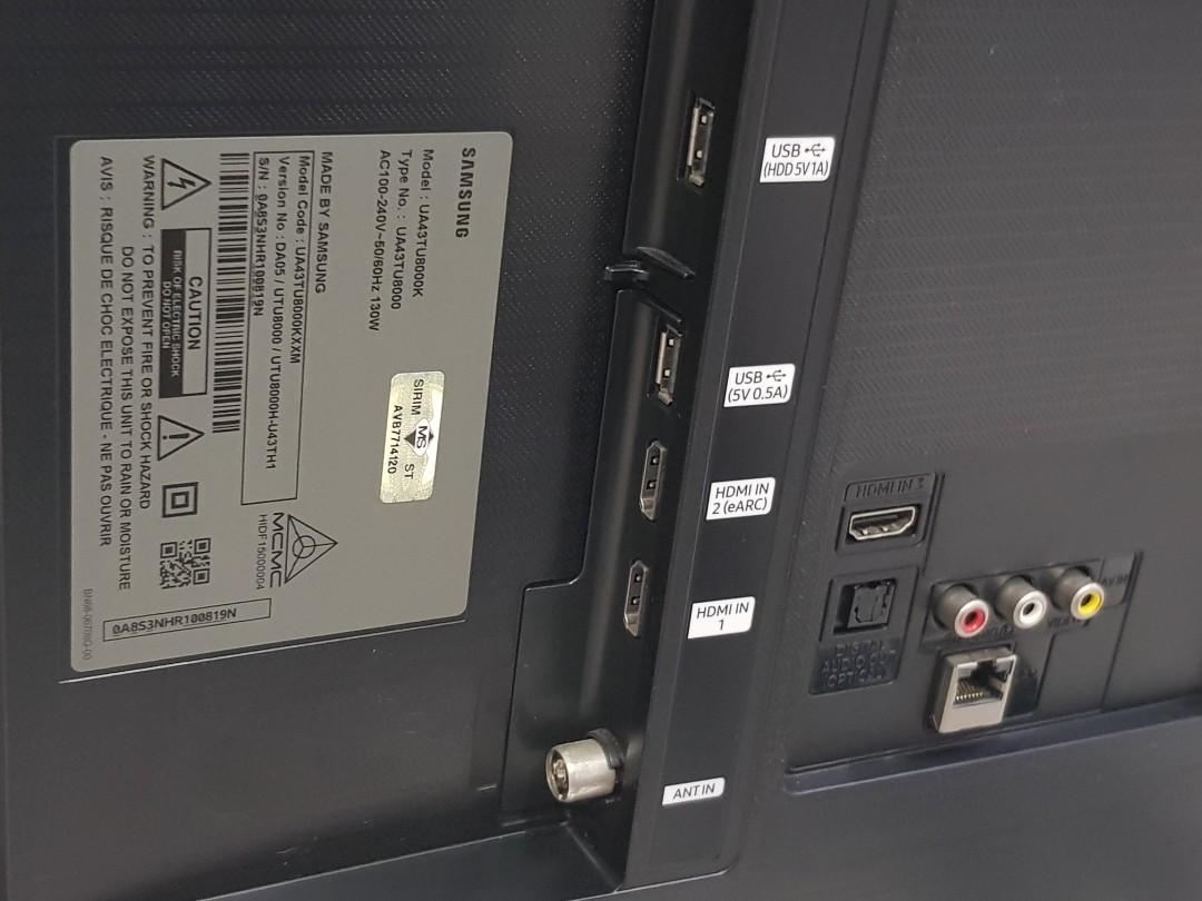 Tu8000 hdmi deals