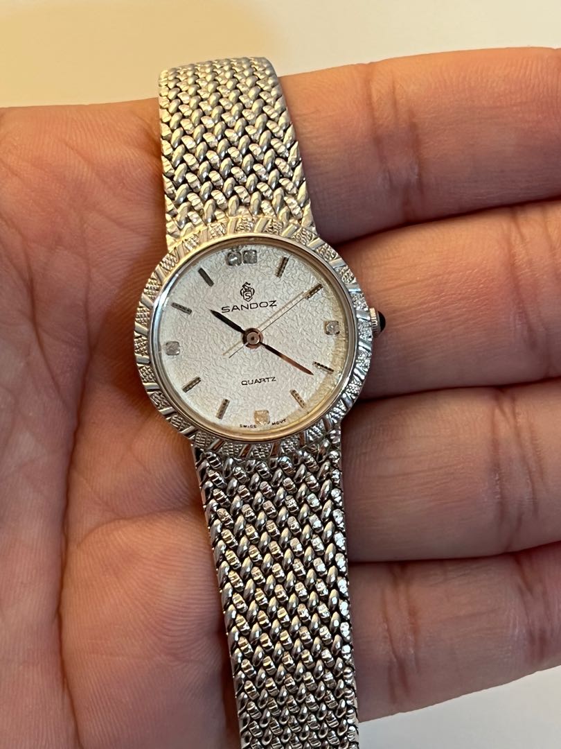 Sandoz Vintage Diamond Watch, Women's 