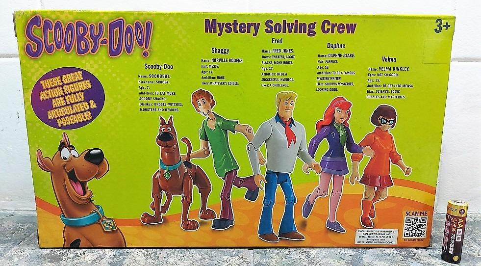 Scooby doo mystery crew and monsters action deals figure set